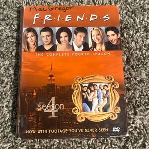 Friend's Season 4 DVD 4 Disk Set